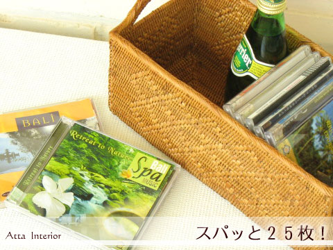 25枚収納出来ちゃう!アタで作ったCDケースをバリ島から直送販売。