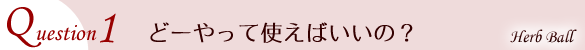 使い方