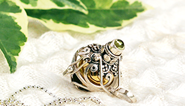 ペリドットのガムランボールのデザイン