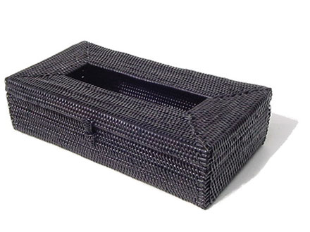 黒アタ製ティッシュケース(z0224)の拡大画像