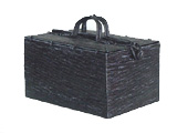 黒アタコスメボックス のっぽタイプ z0284の画像