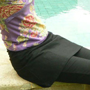 ヨガパンツ！レディースの外出や普段着コーデに人気のワイドで丈長め