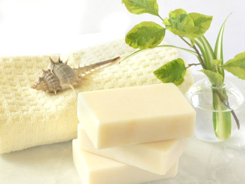 バリ島の手作り石鹸、ジャスミンの香り p0048の拡大画像